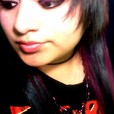 purple and black hair