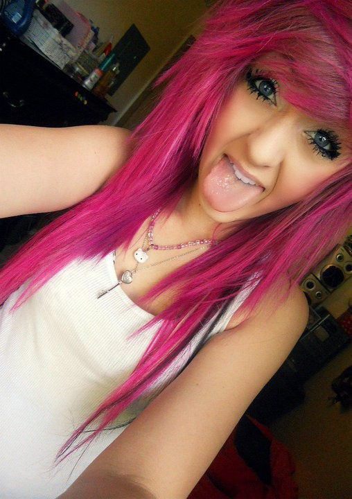 Pink hairrrr :D