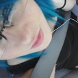 When my hair was bluuuuue c: