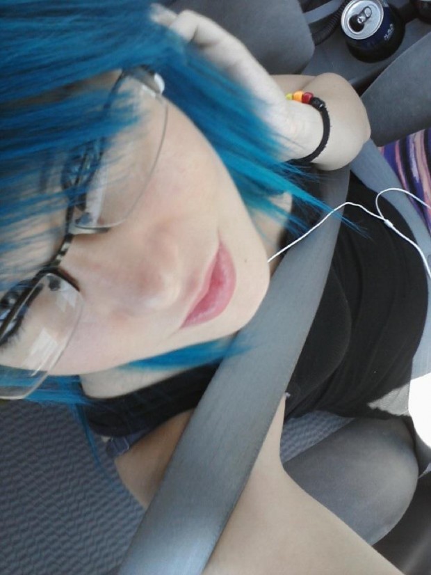 When my hair was bluuuuue c: