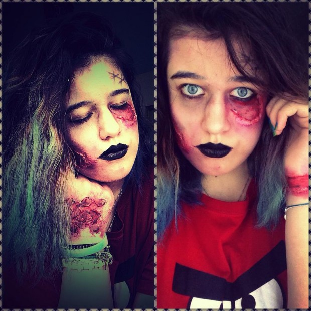 Halloween makeup! :P