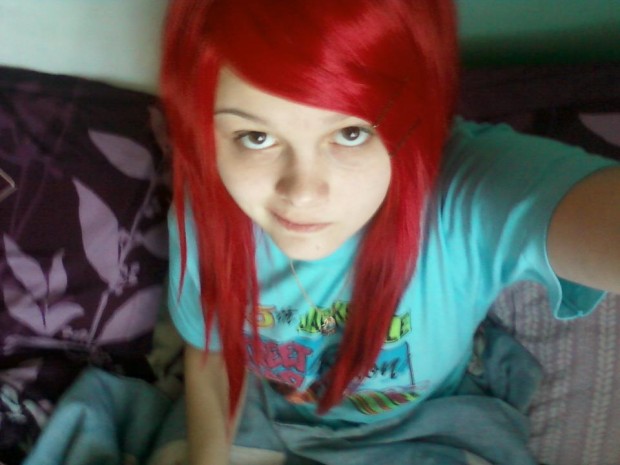 This was before when I had red hair...